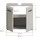 xonox.home Waschbeckenunterschrank – beige – Maße (cm): B: 60 H: 54