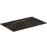 Ideal Standard Conca Keramik-Waschtisch-Platte T4344DG Ausladung 37cm, 60 x 37,3 x 0,6 cm, Mamor Noir Desir