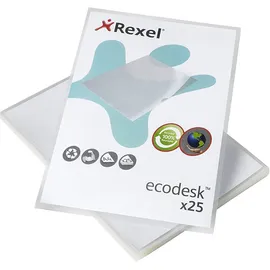 Rexel RX27166 Ecodesk A4, 25 Stück, transparent