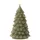 Deluxe Homeart LED Kerze Tannenbaum H: 16 cm hellgrün