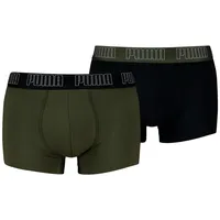 Puma Boxershorts 2er Pack Schwarz/Grün M