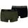 Puma Boxershorts 2er Pack Schwarz/Grün M
