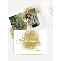 Hochzeitseinladungen selbst gestalten mit Spruch und Fotos im Onlinedesigner bei Meine-Kartenmanufaktur.de