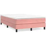 vidaXL Bettgestell Rosa 120x200 cm Samt