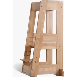 tiSsi Lernturm Felix 40 x 91 x 45 cm Buche massiv natur