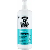 Tropisches Hundeshampoo von Buddycare - Tiefenreinigendes Shampoo für Hunde - Erfrischender Duft - Mit Aloe Vera und Pro-Vitamin B5 (1L)