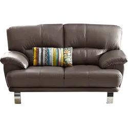 TRENDMANUFAKTUR 2-Sitzer »Cecillia, in italienischem Design, bequem«, hochwertige Verarbeitungsdetails TRENDMANUFAKTUR taupe