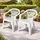 Mojawo ALTEA Gartenstuhl 56 x 56 x 80 cm weiß 2 St.