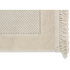 Schöner Wohnen Teppich Summer Bordüre 80 cm x 150 cm Creme