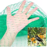 Kikhope Vogelschutznetz, 5 m x 20 m Pflanzenschutznetz für Gartenbeete,