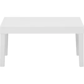 vidaXL Garten-Lounge-Set 4-tlg. Kunststoff weiß