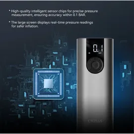 Cycplus A8 Mini Kompressor - Black - One Size