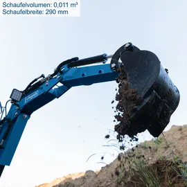 SCHEPPACH EXC815 Mini-Bagger XXL-Set