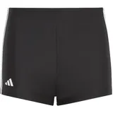 adidas Classic 3-Streifen Boxer-Badehose Black / White 128    