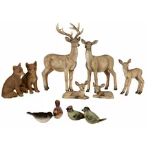 Mirabeau Waldtier 11er Set Pluvet  braun