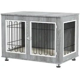 PawHut Hunde-Zubehör grau Edelstahl B/H/L: ca. 58x90x65 cm