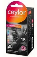 Ceylor Rainbow Love Préservatif(S) 15 pc(s)