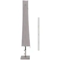 Sekey Abdeckung für Sonnenschirm Ø 400 cm Polyester Grau