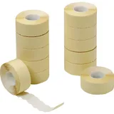 Herlitz Preisauszeichnungsetiketten 26 x 16 mm Weiß 12 Rollen à 1200 St.