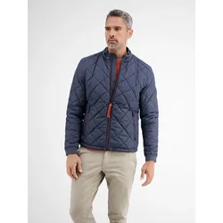 Steppjacke LERROS "LERROS Modisch gesteppter Blouson", Herren, Gr. S, blau (classic navy), 100% Polyester, Langarm, Jacken, Keine