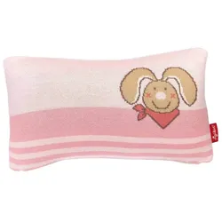 Sigikid Hase DubbiDuu Baby Strickkissen rosa 