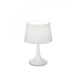 Ideal Lux 110530 Tischlampe 1x60W London | E27 - weiß