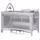 Chipolino Reisebett, Luna 2 Ebenen Wickelauflage klappbar Spielbogen Faltmatratze silber Kunststoff, 60x120 cm, Babymöbel, Babybetten, Reisebetten