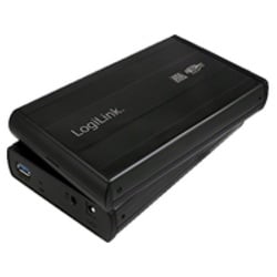 LogiLink Enclosure 3,5 Inch S-SATA HDD USB 3.0 Alu - Speichergehäuse - 3.5"
