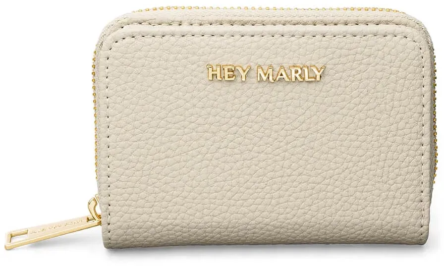 HEY MARLY Kleinbörse Damen Sleek Petite crema