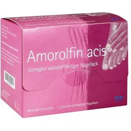 ACIS ARZNEIMITTEL GMBH Amorolfin acis 50 mg/ml wirkstoffhalt.Nagellack