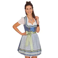 Krüger Madl Dirndl Mini Dirndl 2tlg. - LARA - blau blau