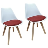 Hti-Living Stuhl Atlanta Webstoff 2er-Set