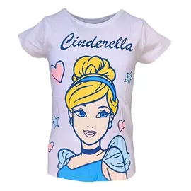 Disney Princess T-Shirt Cinderella in Weiß | Gr.: 116