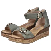 Rieker Keilsandalette Damen Grün 38
