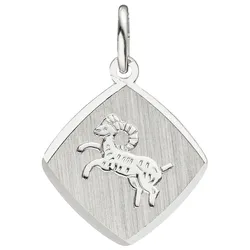 Sternzeichen-Anhänger JOBO "Sternzeichen Widder", silber (silber 925), Schmuckanhänger, Damen, Silber 925 (Sterlingsilber), 925 Silber