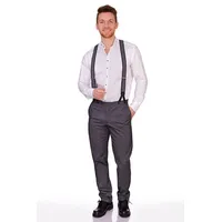 Hammerschmid Trachtenlederhose Stresemannhose - ASCHAU - grau grau 42