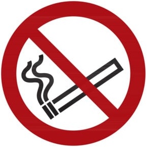 Verbotszeichen Rauchen verboten, Typ: 03050