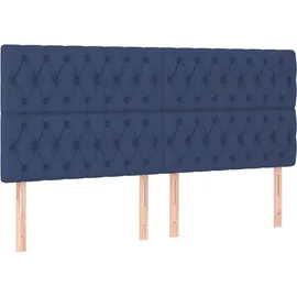 vidaXL Boxspringbett 180 x 200 cm Blau