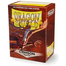 Dragon Shield Crimson - Matte Sleeves - Standard Size