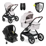 hauck 4in1 Kinderwagen-Set Walk N Care Trio Set Kinderwagen 3 in 1