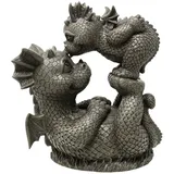 MystiCalls by Mayer Chess Gartenfigur Gartendrache - Modell Mommy - Fantasy Figur Deko Drache süß
