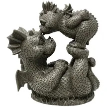 MystiCalls by Mayer Chess Gartenfigur Gartendrache - Modell Mommy - Fantasy Figur Deko Drache süß