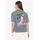 Harlem Soul HARLEM SOUL, Damen, Gr. M, blau (fog blau), Single Jersey, Material: 100% Baumwolle, bedruckt, regular fit normal, Rundhals, eingesetzt gerader Abschluss, Shirts Rundhalsshirt, aus Baumwolle