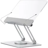 Kyrio Tablet-Halter verstellbar, Desktop-Ständer, Tablet, Aluminium-Halter, klappbarer Ständer, für IPad, Mobiltelefone, Bücher