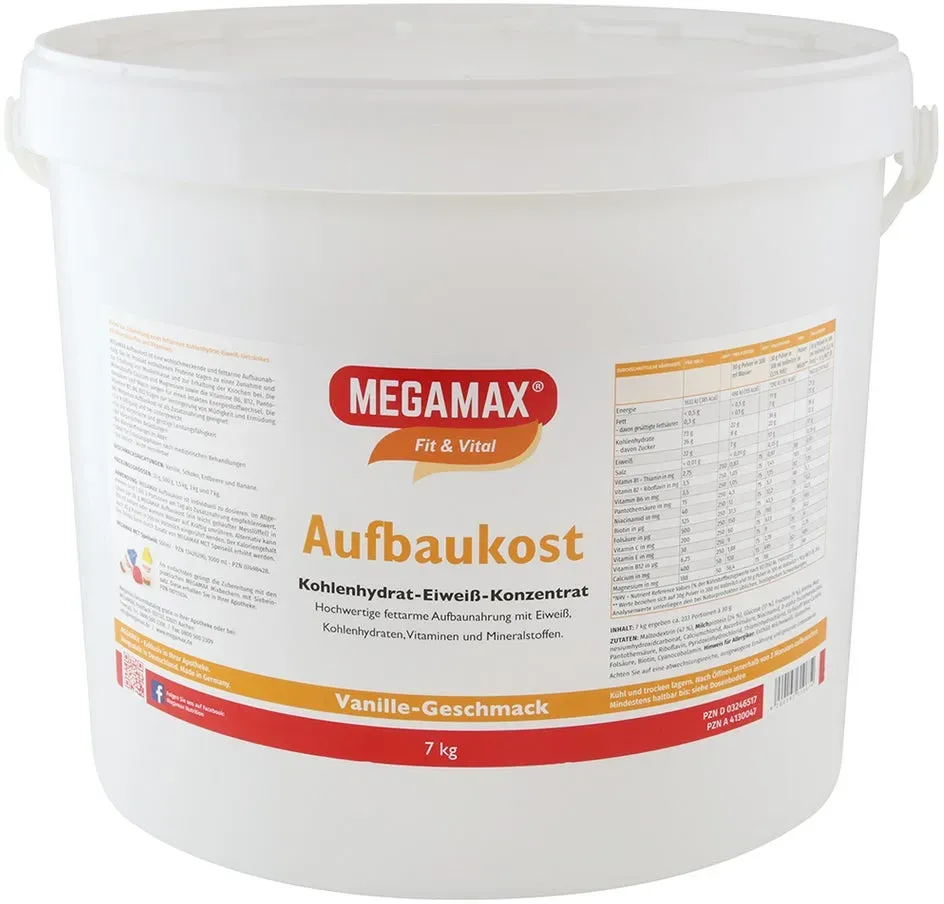 MEGAMAX AUFBAUKOST VANILLE 7 kg