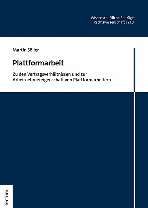 Plattformarbeit - Martin Söller  Gebunden