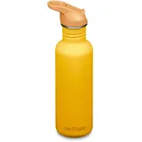 Klean Kanteen Classic Trinkflasche – Edelstahl, Sunset, Flip Sport Cap, BPA-frei, auslaufsicher, leicht & robust, Trinkflasche für Schule, Sport, Outdoor, nachhaltig & spülmaschinenfest