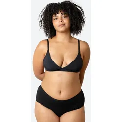 Periodenunterwäsche Hohe Taille Starke Blutung Ecowoman schwarz|beige 4XL / GB 44