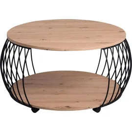m2 Peking Braun Eiche 80 x 80 x 47 cm