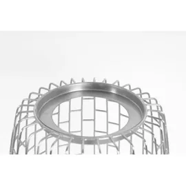 Kayoom Kerzenständer Malibu 825 Glas/Metall Silber